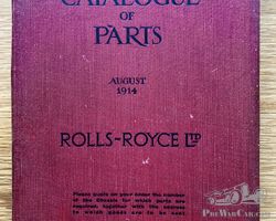 1914 Silver Ghost parts catalogue