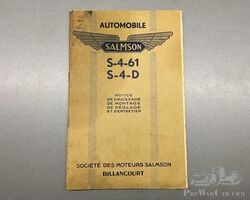 SALMSON S4D / S4-61 owner's manual