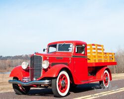 Diamond-T 211-AD Deluxe One-ton Stakebed Pickup
