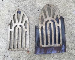 Pair of 1920s nickeled kickplates for a variety of cars