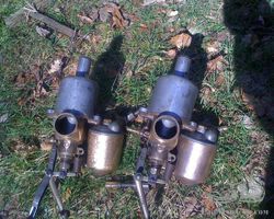 Bronze bodied and bronze float chambers 1 1/4 semi downdraught su.