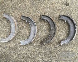 Brake shoes for vintage Austin 16/6