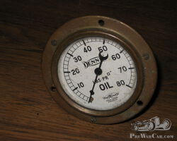 Oil Pressure Gauge 0 - 80 psi for Dennis