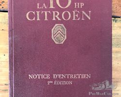 LA 10 HP CITROEN B2 MANUAL
