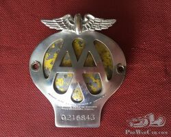 English AA badge