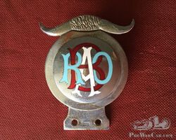 English BRAO car badge
