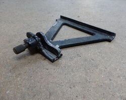 Vintage Car Running Board Fuel Can Holder