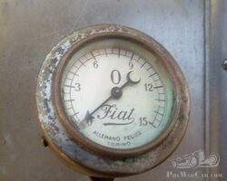 Fiat oil pressure gauge