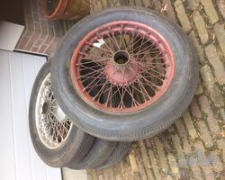 4 wire wheels 18"