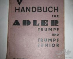 Handbuch fur Adler Trumpf und Trumpf Junior