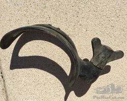 wheel clamp for spare wheel