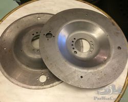 Bugatti brake back plates