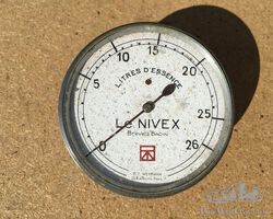 Le Nivex gauge for amilcar or cyclecars