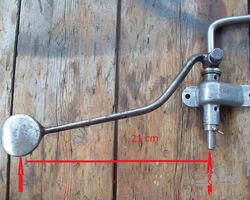 Gas Pedal, Spoon type. with mounting bracket & lever .