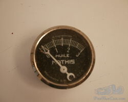 Mathis oil pressure gauge