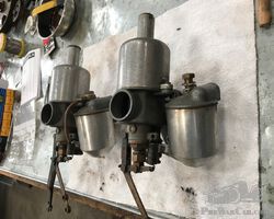 Pair of SU H3 carburettors for MG VA