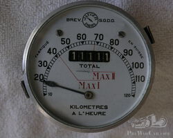 Jaeger Paris chronometric speedometer