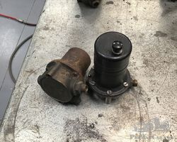 2x bronze bodied S.U fuel pumps