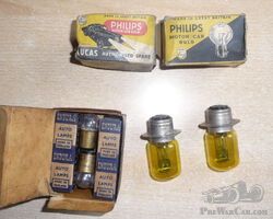 Cadmium Yellow Headlamp Bulbs