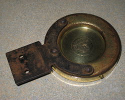 Smitha MA Brass Tax Disc Holder for Vintage Bentley