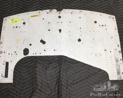 Bugatti T57 original factory firewall cover. Aluminum