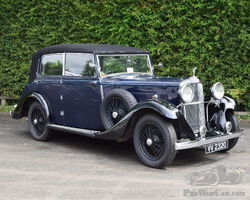 1933 Sunbeam 20hp Cabriolet Salmons body with Tickford hood | Brightwells Leominster Classic & Vintage Cars and Motorcycles Auction