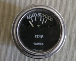 French Jaeger Temperature Gauge