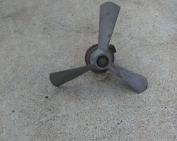 Fan with pulley for veteran Benz W4-W6, period 1912-1922