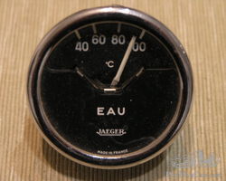 French Jaeger Water Temperature Gauge