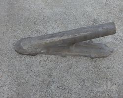 New alloy casting of top waterpipe for W5/W6 Benz 4 cylinder engine.