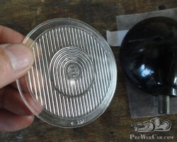 Glas for Bosch Sidelamp L 75 with Bosch embossing