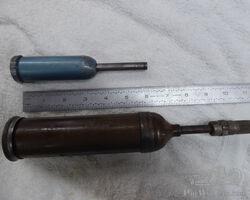 Two Tecalemit Grease Guns - small & large
