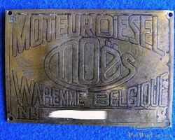 Brass Plate Engine MOËS