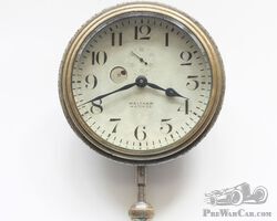 Edwardian Waltham 8 Day Car Clock