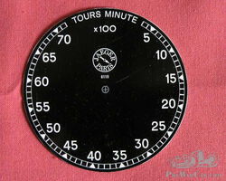 Jaeger Paris rev counter dial