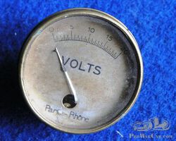 Paris - Rhone Voltmeter