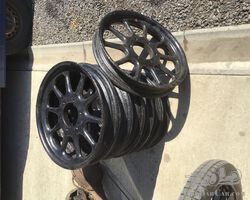 7 x Austin artillery wheels 20”