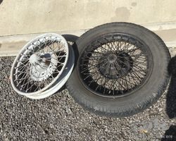 2 x Austin 12 spoked wheels 20”