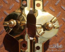 Brass Folding Windshield Hinges for 1900-1920s Open Cars