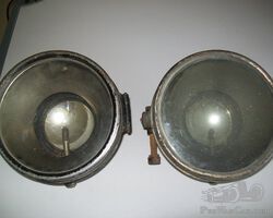 2 Gas lamps by Phares Besnard