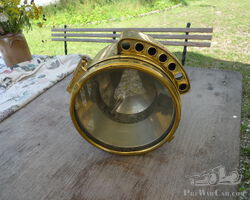 Brass headlamp, B.R.C. number 1021