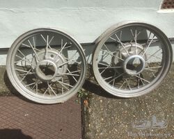 Pair of Ford Y Type Wheels