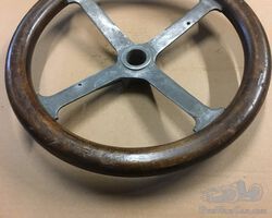 Veteran - Vintage Aluminium Early Steering Wheel