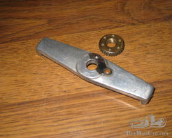 Jaeger Paris Car Clock Centre Fixing Bracket and Nut