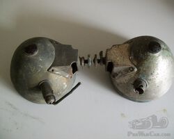 Pair of early CAV side lights for restoration