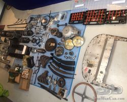 Bugatti type 44 collection of parts