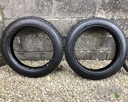 2x Dunlop Cord Beaded Edge Tyres 710x90
