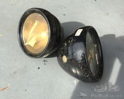Pair of 7” Lucas King of the Road headlamps