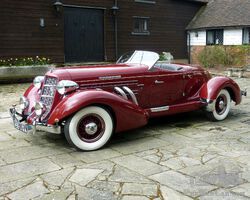 RHD Auburn 851 Supercharged Boat Tail Speedster