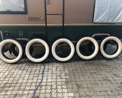 Lester 5.25/5.50-19 White wall tyres